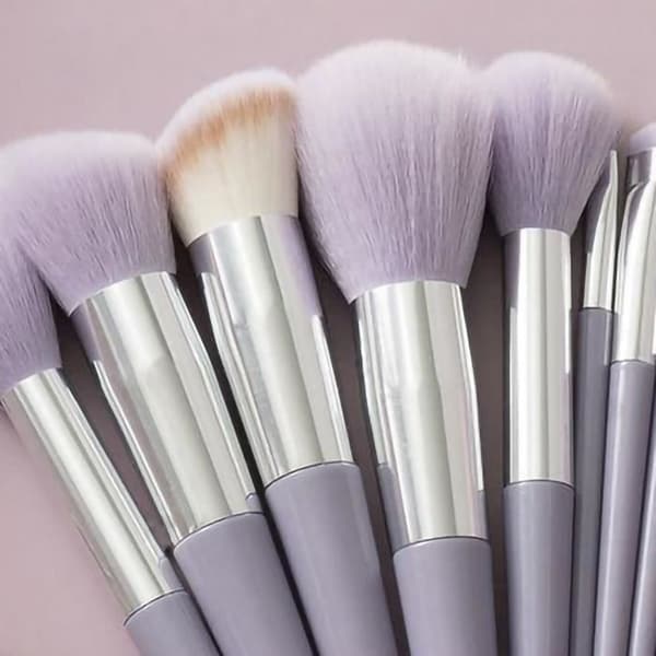 Makeupbørstesæt - Værktøjssæt - Blandet Lilla Makeup