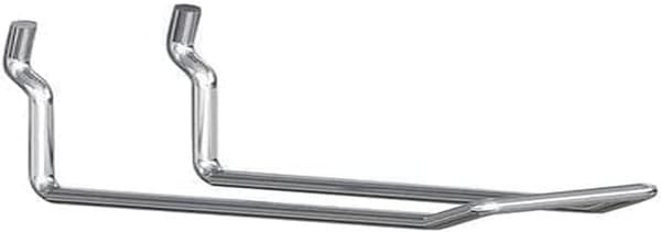 10 dubbla metallkrokar perforerade paneler 10 cm långa