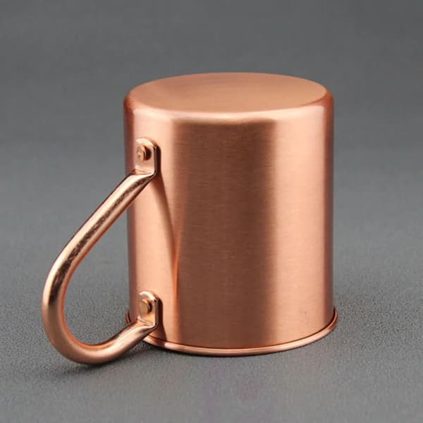 Rullad kant rak rostfri tumlarkopp för kaffe och öl