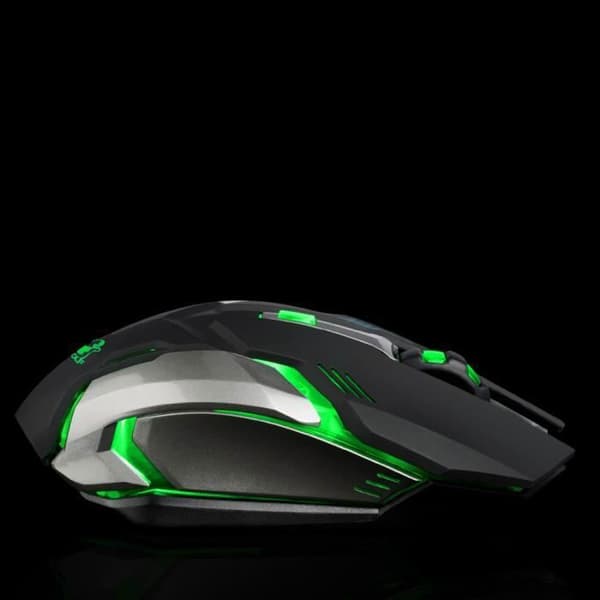 Gamingmus - 4000 dpi - Kablet - Ergonomisk - Baggrundsbelyst