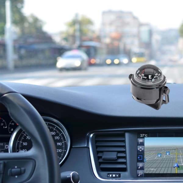 Merikompassi | Autokompassi Merenkulkukompassi - Merikompassi Merenkulun navigointikompassi Auton elektroninen digitaalinen pyörivä kompassi LED-valolla