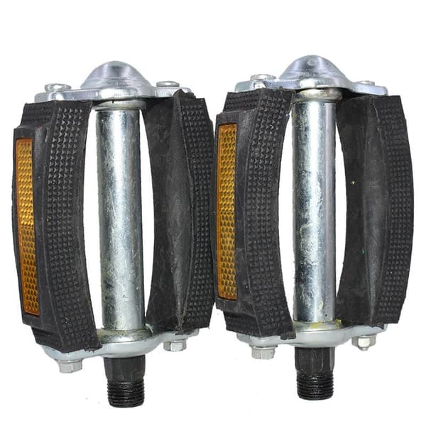 Cykelpedaler (par) - med reflekser - sort