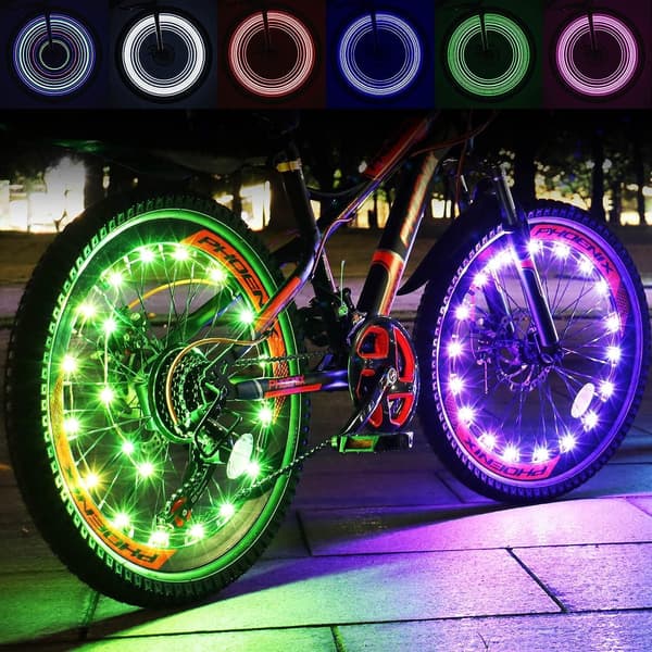 x LED Cykelhjulslampor 2-däckspaket Cykellampor