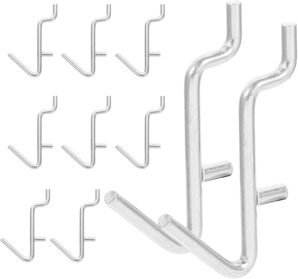 20 V-formede metalkroge til ophængning af smykker, halskæder, nøgler, gadgets