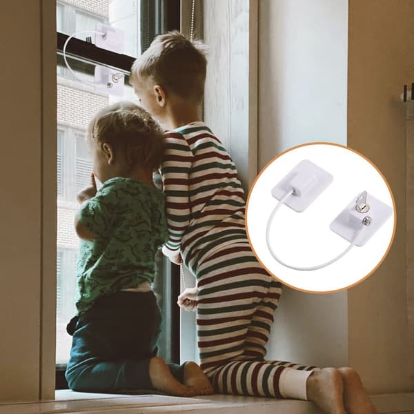 2-pack kylskåpslås utan borrning, barnsäkerhetslås