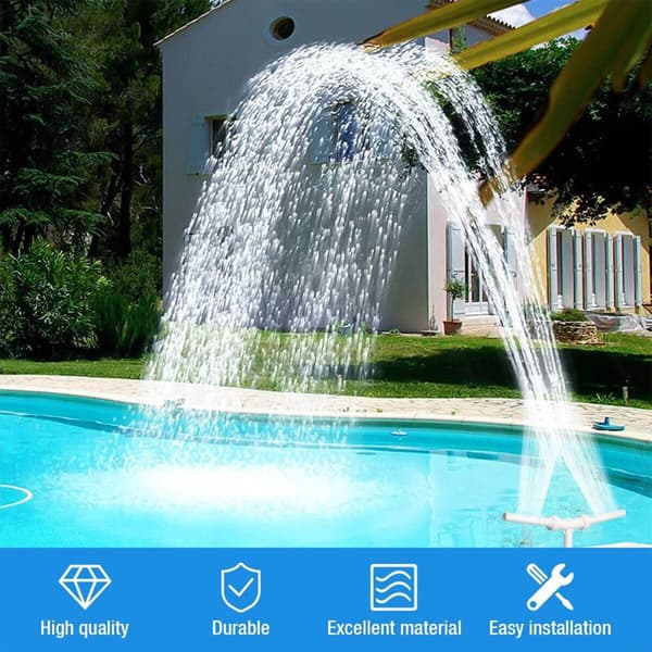 Pool Vattenfall Fontän Sprinkler Vattenfall Kylande Luftare Tillbehör