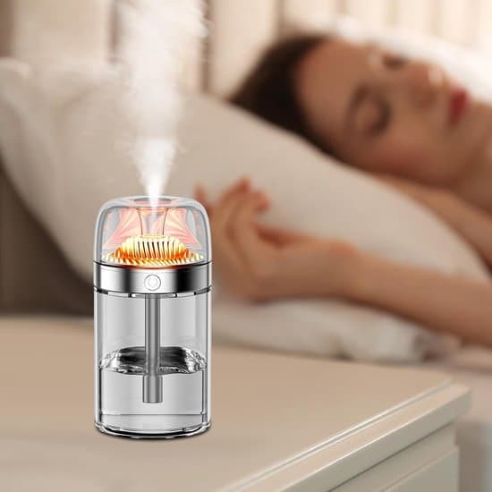Lämplig för aromaterapi luftfuktare bildiffusor långvarig sovrum bärbar USB LED