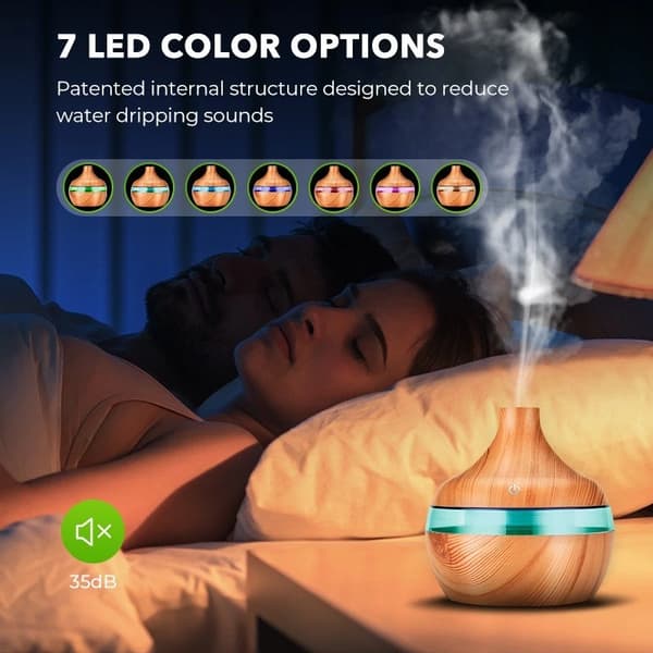 3 Hjemme Aroma Diffusere Luftfugtere Belysning Farve Omgivende Atmosfære
