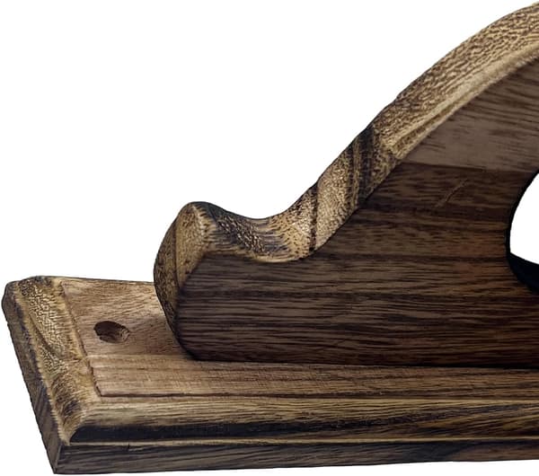 Gardinstångsfäste i trä, brun, för 5,6 cm stänger, med skruvar (2-pack)