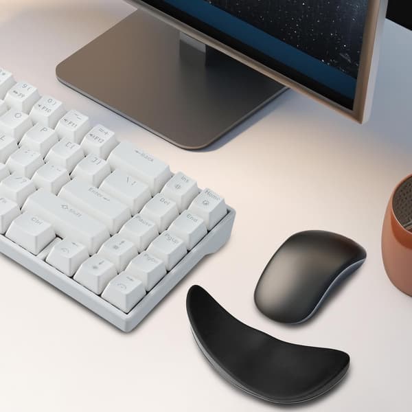 Ergonomiskt handledsstöd i silikon för kontors- och spelmöss