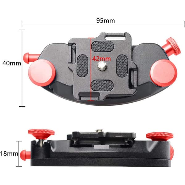 Midjespänne för utomhus DSLR-stabiliserad kamera - Orange
