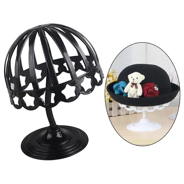 Baby parykhætte ramme, plastik, 52cm, sort