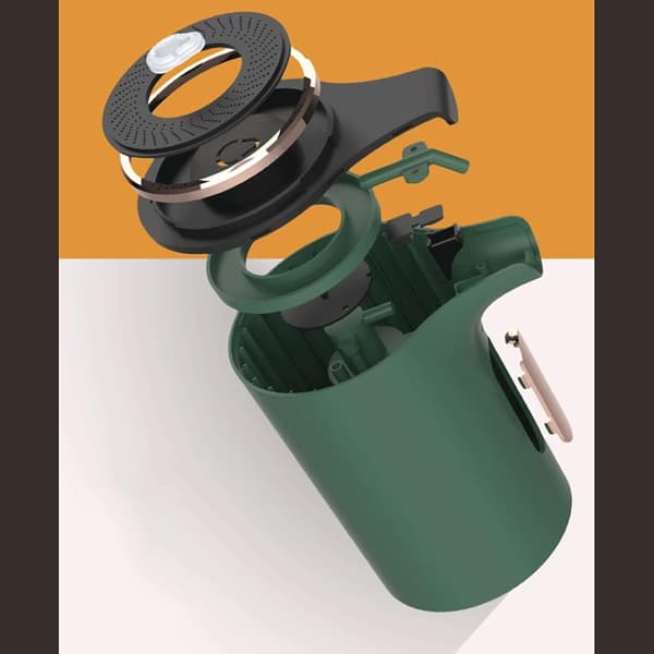 Automatisk sensor sæbedispenser til bordplade, skumsæbedispenser, shampoo, badeværelse og håndsæbedispenser (grøn)