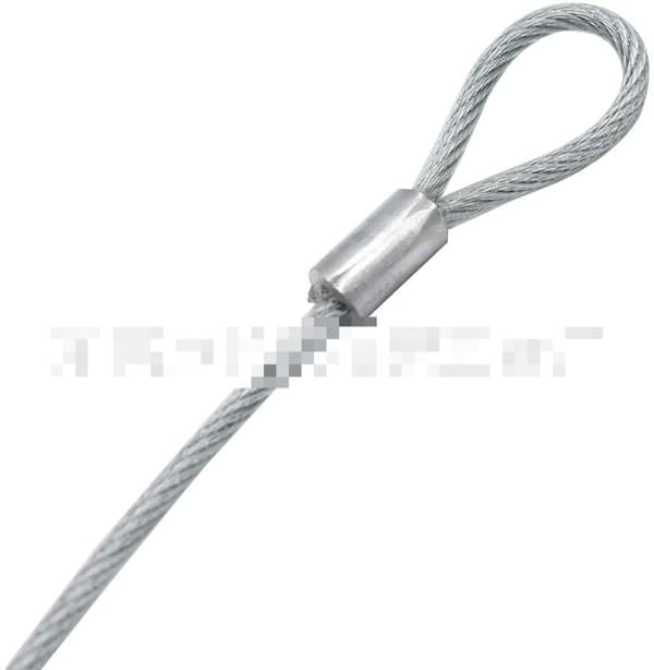 2 mm rustfrit stålkabeløje kort reb, rustfrit stålwire, stålwire, gummibelagt stålwire, 30 cm - sort