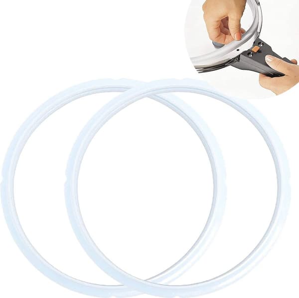Tryckkokartätningsringar, 2-pack, gummiringar, tryckkokartätningsringar