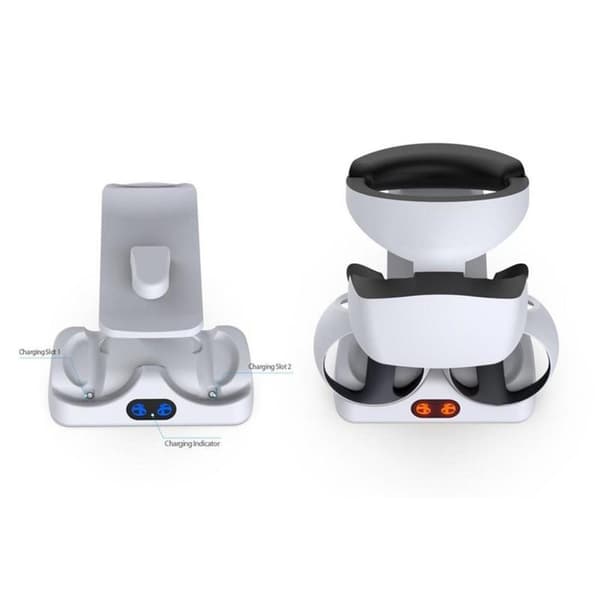 Laddningsstation Stativ Headset Displayställ för Playstation VR2 Kontroller Docka