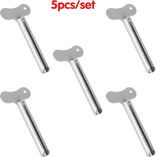 5-delt sæt med tubeskraber, tubesqueezer, tubesqueezer, tubesqueezer