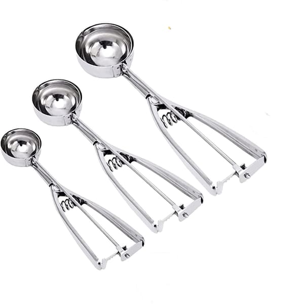 4/5/6cm Kage Mekanisk Cookie Dej Is Scoop JS06 Rustfrit Stål Ske