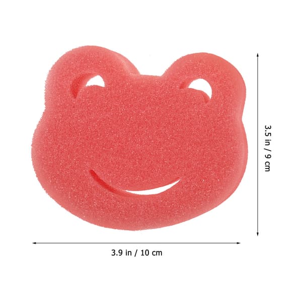 12 st babyshower svampbadluffor skumpuff ansiktssvampar barn