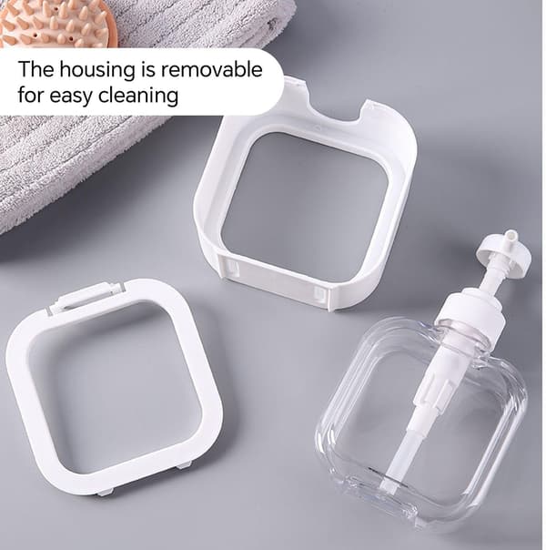 2-pack tvålautomat duschgel schampo handdiskmedel vit plast för kök