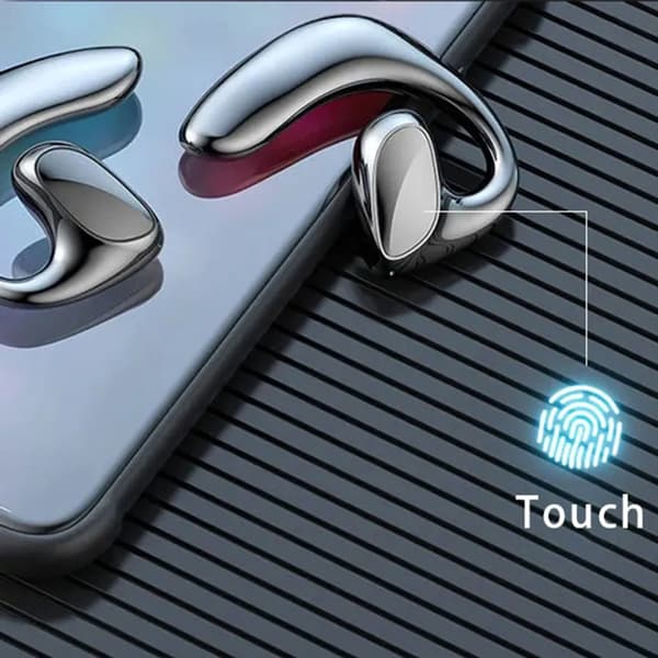 Bluetooth-øretelefoner 2-i-1 sprogoversætter In-Ear Trådløs 144 sprog Sort