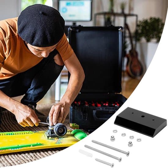 Transparenta displayställ för longboards och skateboards (2-pack)