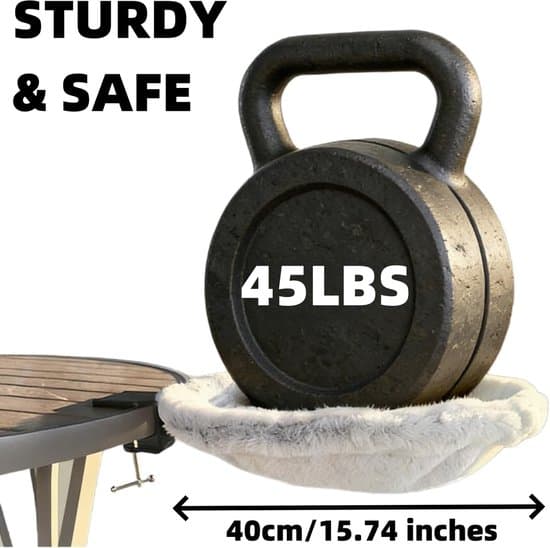 Kat Skrivebord Hængekøje Seng Under Robust Kæledyr Understøtter 50 lbs 40 cm