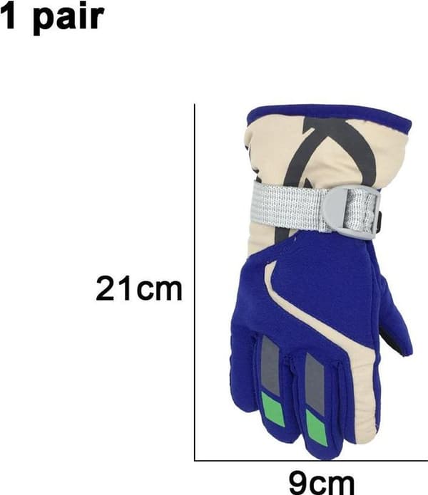 Vinter skidhandskar för barn WP Snowboardhandskar (5-8) år gamla