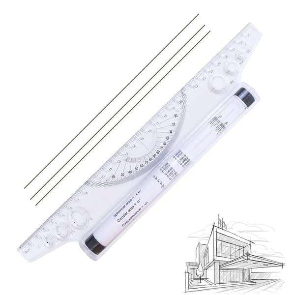 Rullande ritlinjal Skrivbordsmätning Parallell 30cm