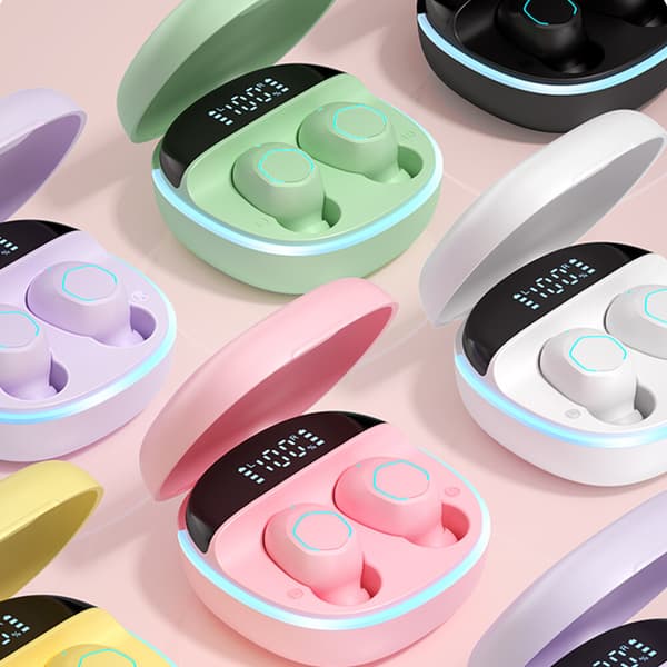 Trådlösa Bluetooth-hörlurar Stereo Tung Bas In-Ear