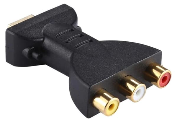 Denne adapter er til HDMI til 3x RCA adapterkabler (til HD til HDMI adapterkabler).