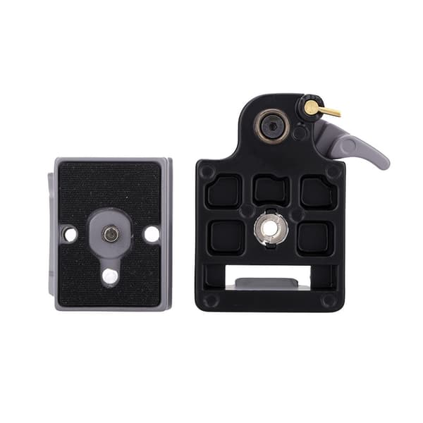 Kamera quick-release adapter + quick-release plade, kompatibel med Manfrotto 200PL-14 quick-release plade