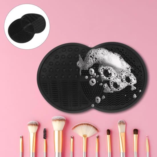 Makeupværktøj, silikonebørsterenser, mat, nem at bruge, sikker til makeup