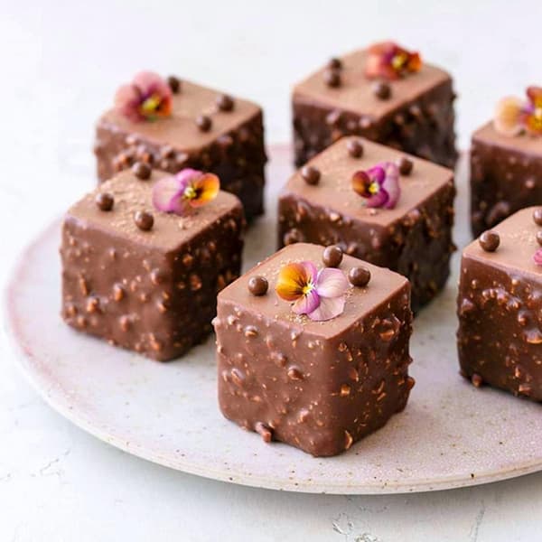 Terningkage silikoneform, kagebageform, fransk dessertform, velegnet til chokolade, gelé, isterninger, 8 huller