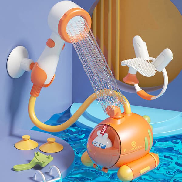 Elektrisk badelegetøj brusehoved babysprinkler tegneserie