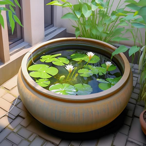 Soldriven luftare fiskdammar 3W akvarieluftpump 2 luftstenar