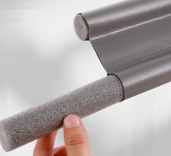 3 dörrtätningar - 96 cm dubbelsidig, dörrtätningar - brun