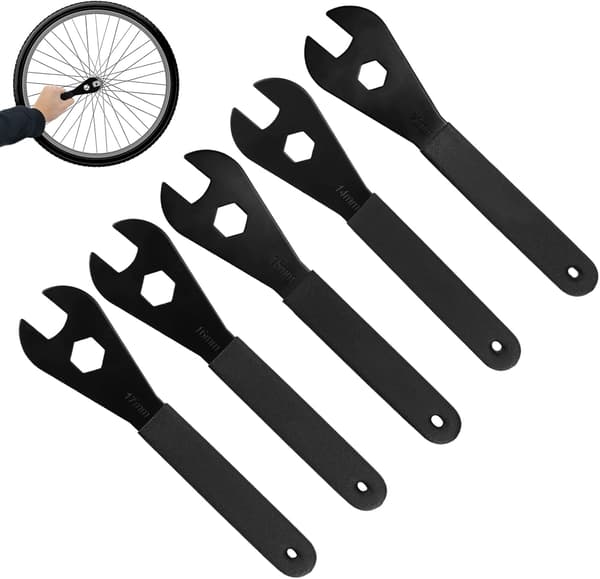 Cykelnavnøgle, unbrakonøgle sæt, 13-17mm