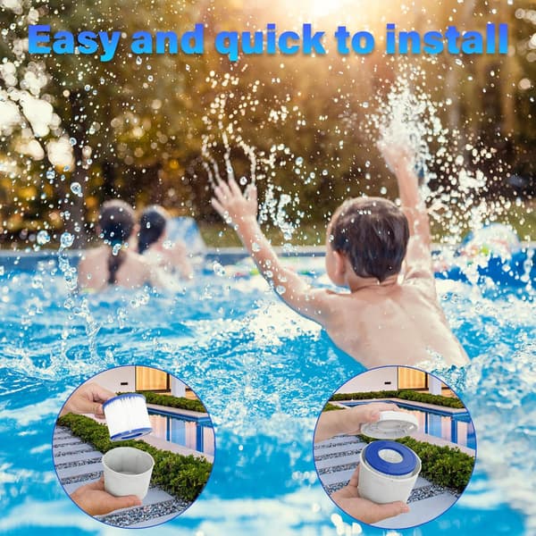 Poolfilter 6-pack VI Spa Filter Lay-Z-Spa Miami Monaco Las Vegas