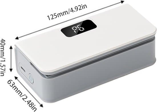 Minipåsförseglare - 2-i-1-funktion - 6 temperaturkontrollinställningar - Vit