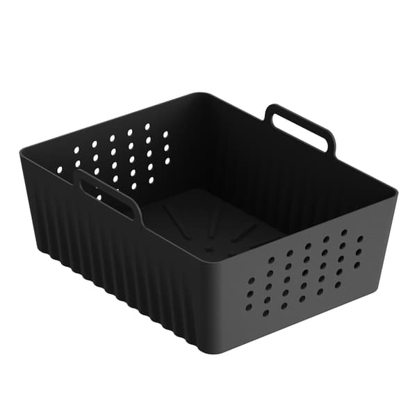 2 rektangulära bakformar i silikon ventilerade för Ninjia SL400UK/SL401 - Svart