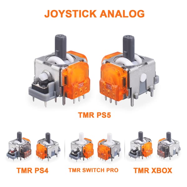 PS4 Joystick Reparationssæt - Reservedele til Spillekonsol Joystick - 10 Stykker