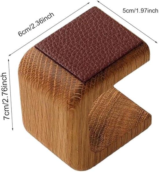 Kelloteline - Kellonpidike - Puu - Kelloteline - Teline - Kelloille Korukoruille Rannekoruille - 5*6*7cm - Ruskea