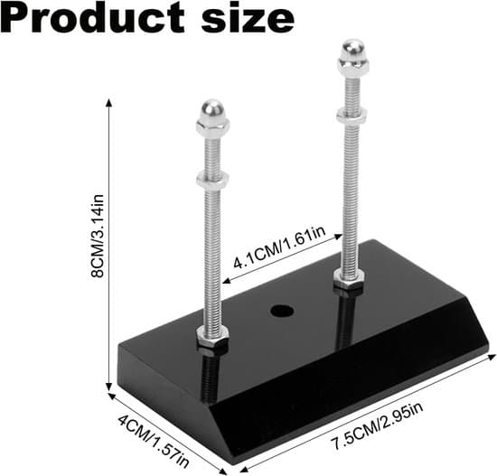 Transparenta displayställ för longboards och skateboards (2-pack)