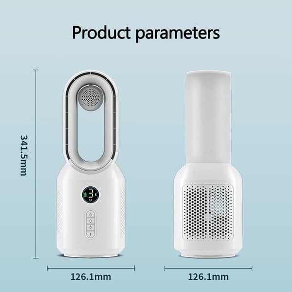 3-i-1 campingventilator med 4000mAh batteri, Bluetooth, bladløst design, kraftfuld landingstimer.