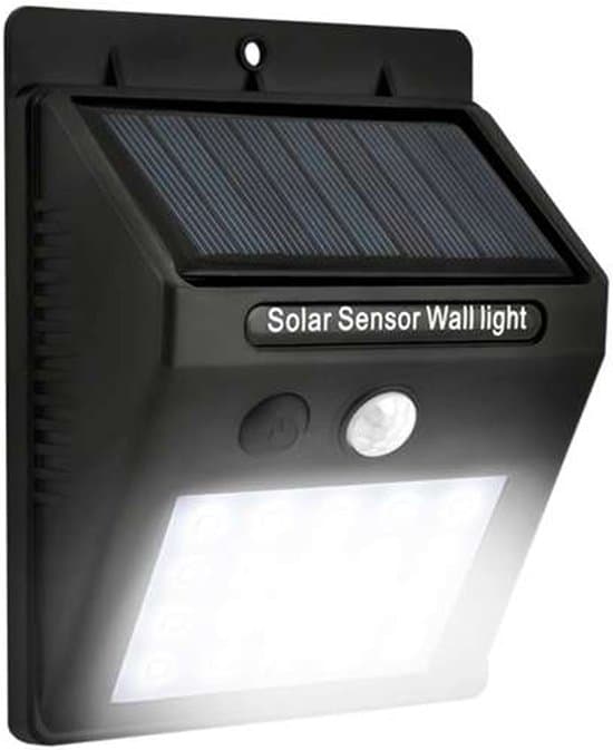 Solar utomhuslampa - 2-pack - Rörelsesensor - 30 LED-pärlor - WP - Utomhus- och trädgårdssensor - Solar utomhusbelysning