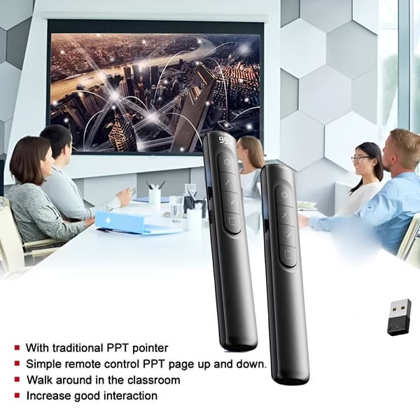 Trådlös USB-fjärrkontroll PowerPoint-presentationsklickpenna