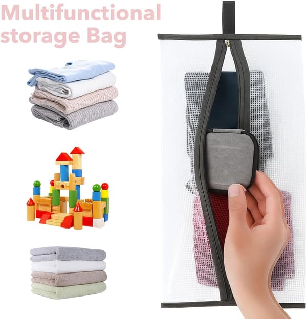 Skopåsar - Vattentäta reseskoväskor - 4-pack - 20x40 cm - Svart