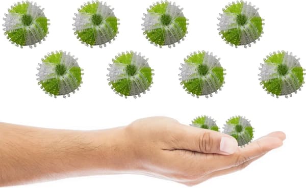 8 vaskebolde, fnugbolde, fnugopsamler til vaskemaskine