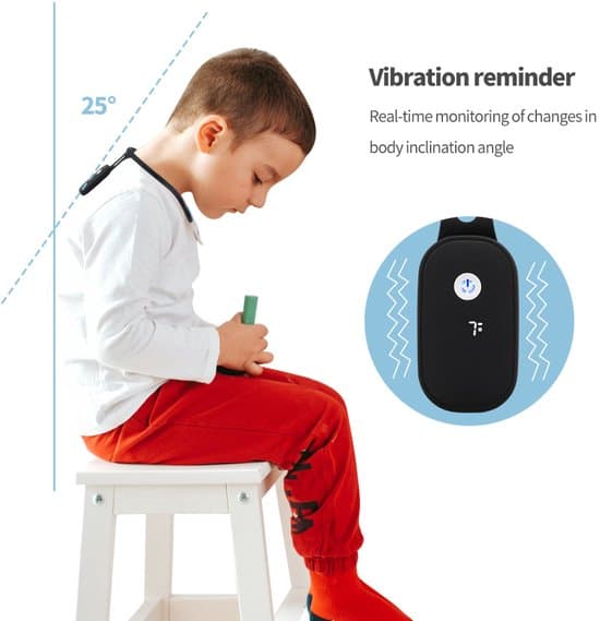 Velegnet til Smart Posture Corrector Trainer Hængende Hals Genopladelig Silikone Auto Detect